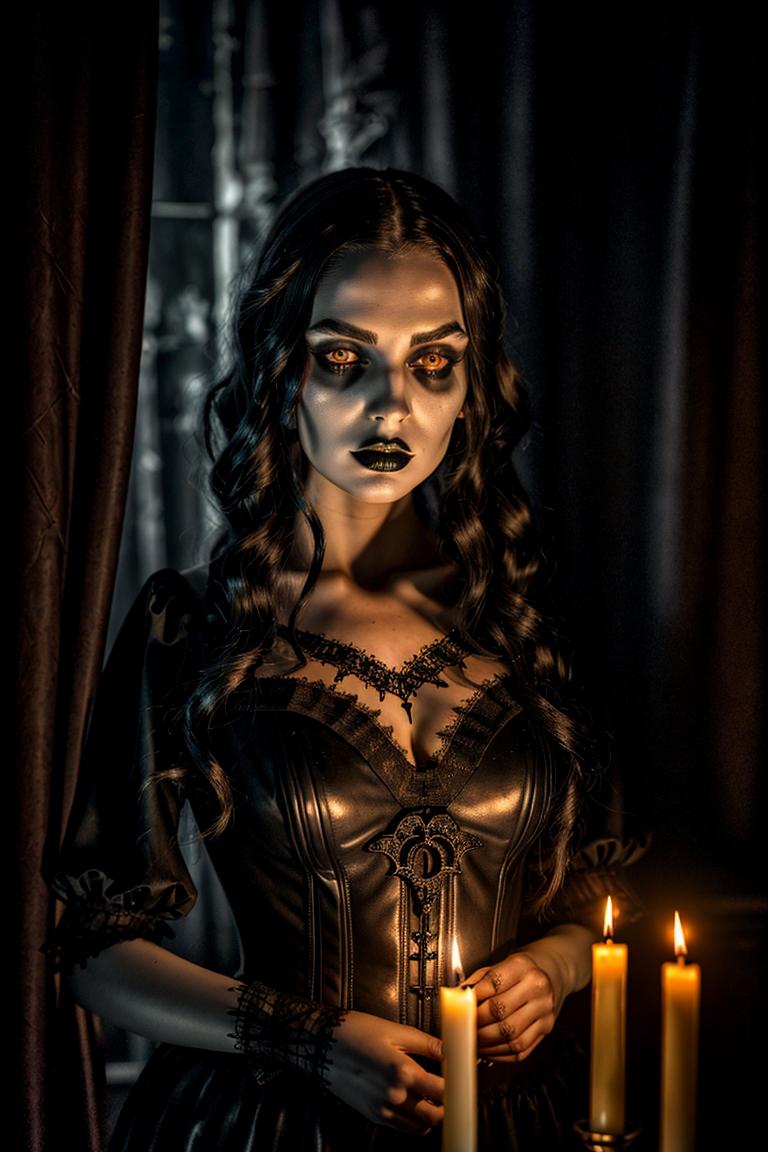 mystery woman in silhouette