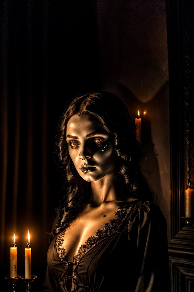 black dress emotional imagery