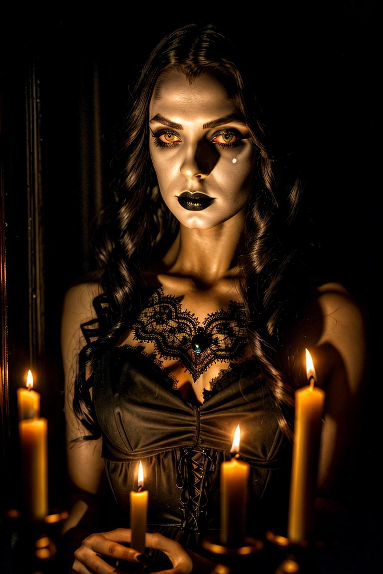 dramatic lighting photo session