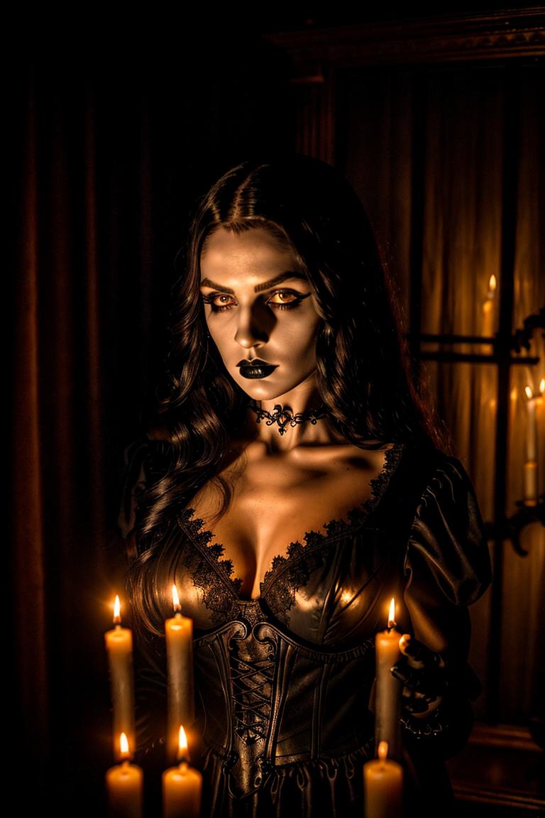 dramatic lighting photo session