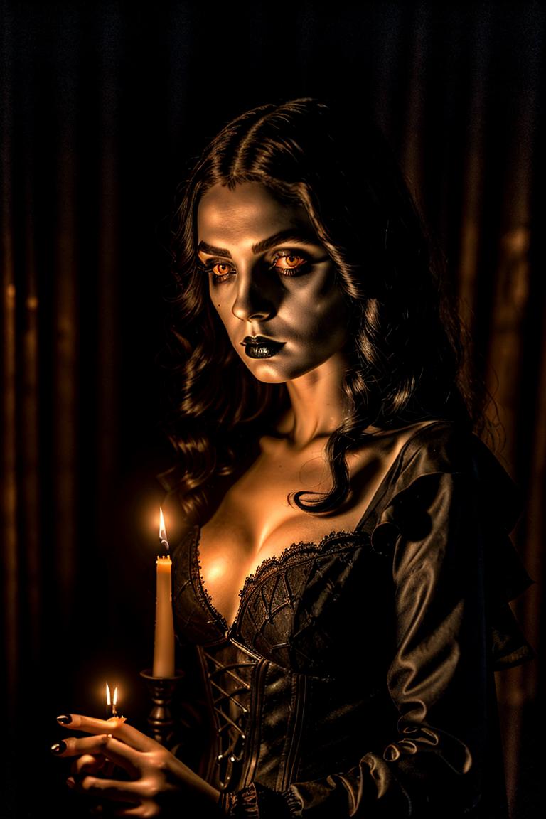 black dress emotional imagery