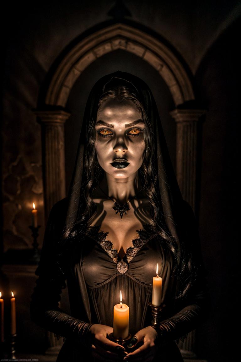 mystery woman in silhouette