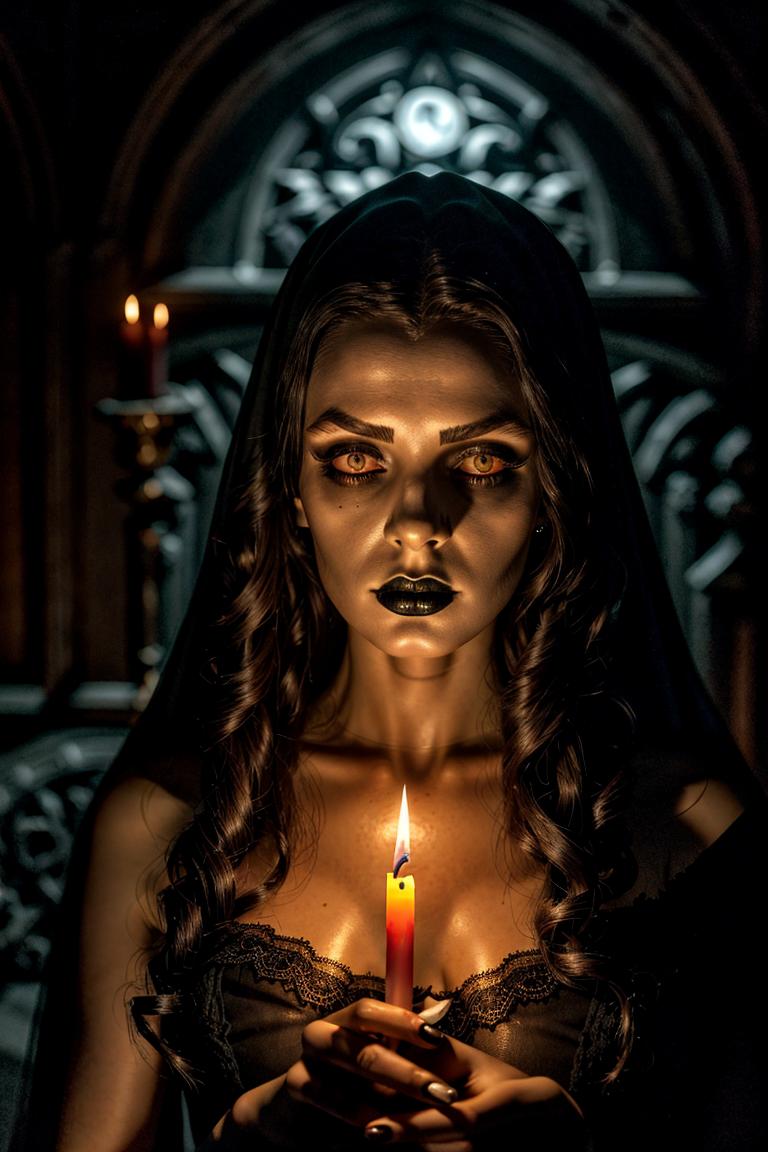 dramatic lighting photo session