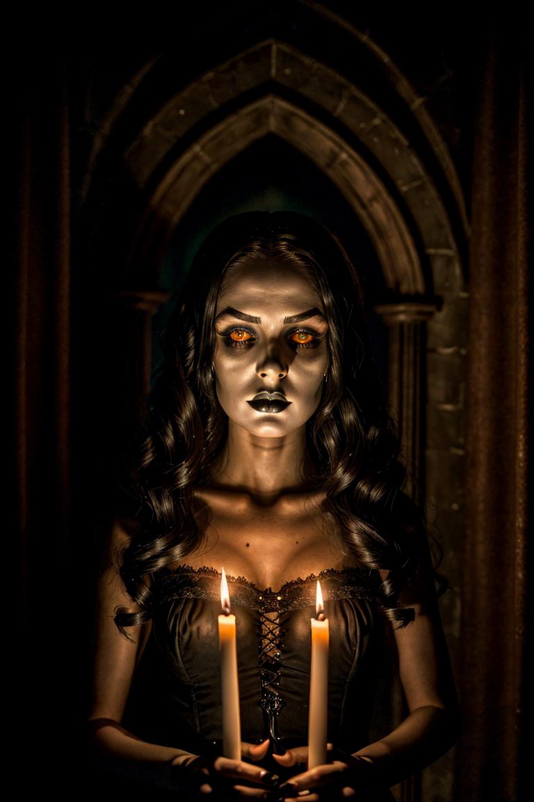 dark tones emotional portrait