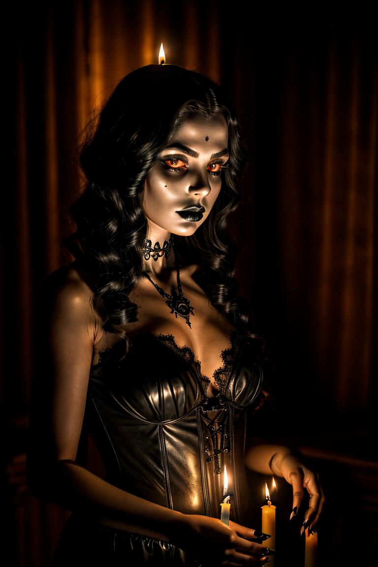 woman in shadows artistic shot