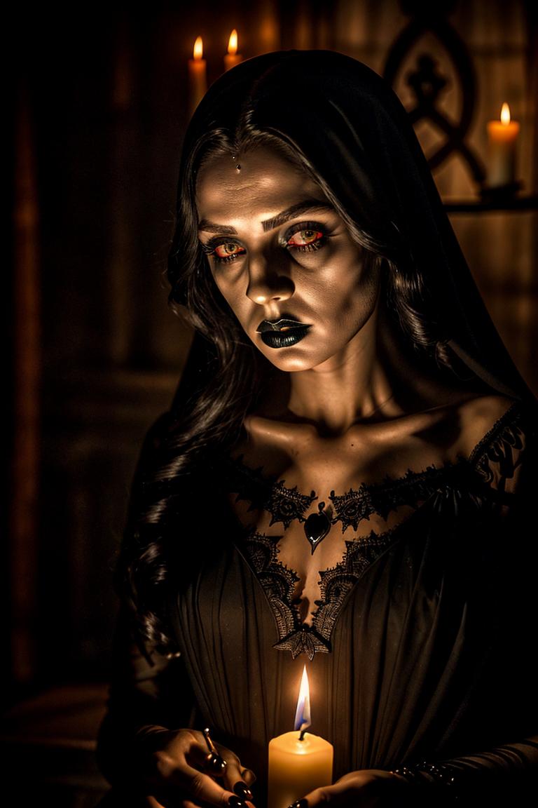 black dress emotional imagery