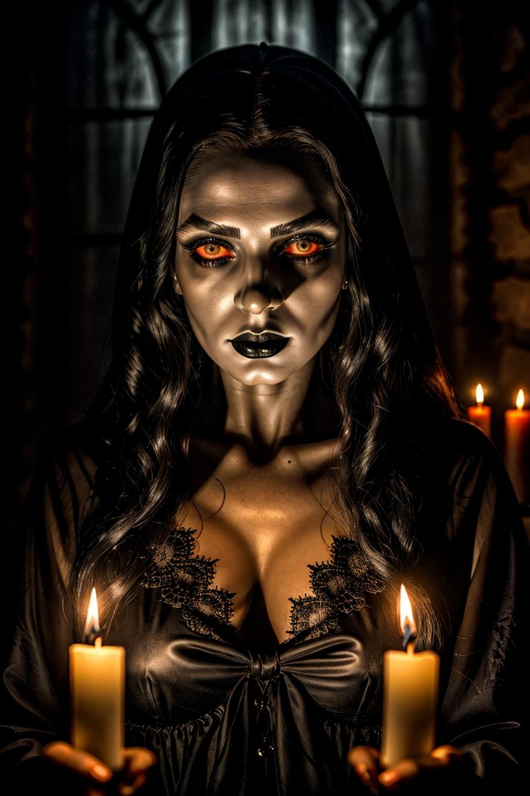 dark tones emotional portrait