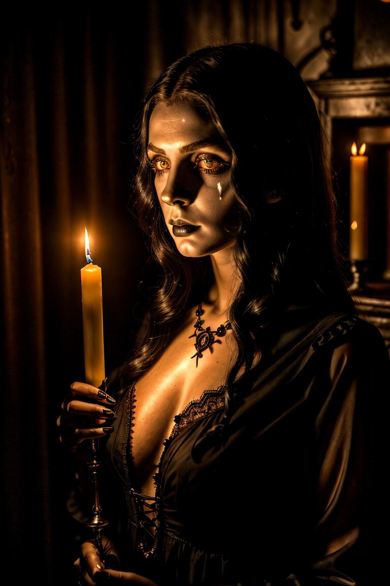 woman in shadows artistic shot