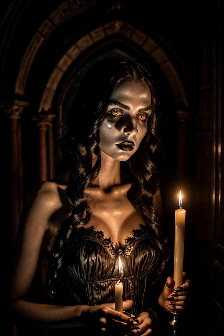 mystery woman in silhouette