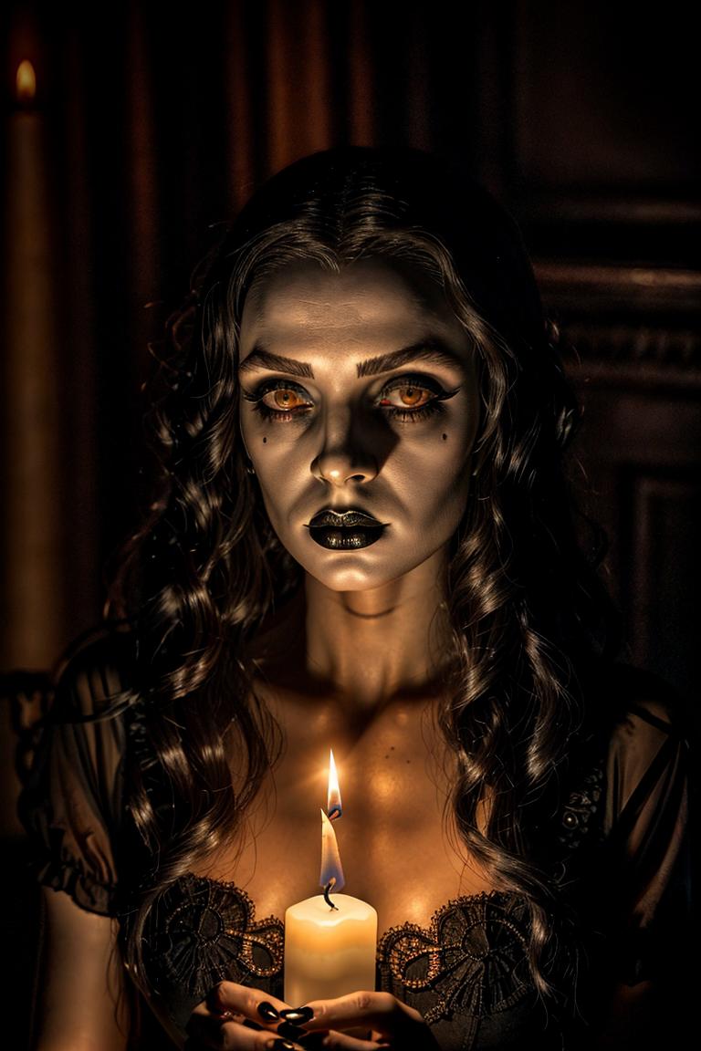 woman in shadows artistic shot