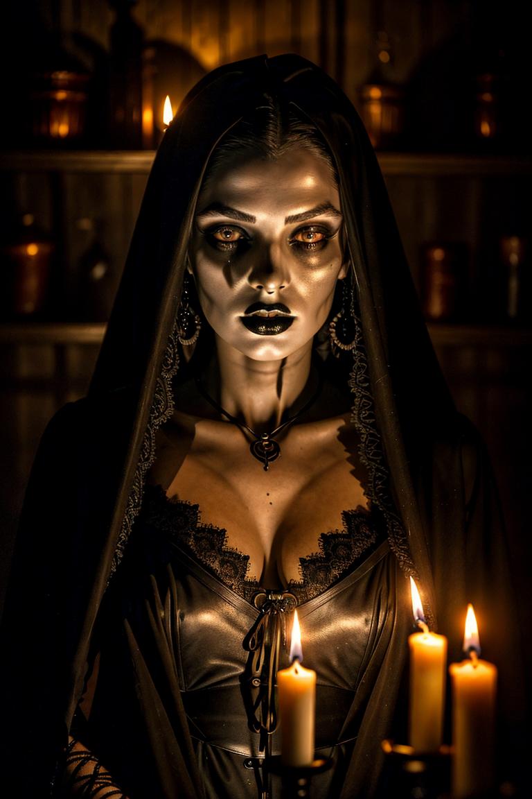 black dress emotional imagery