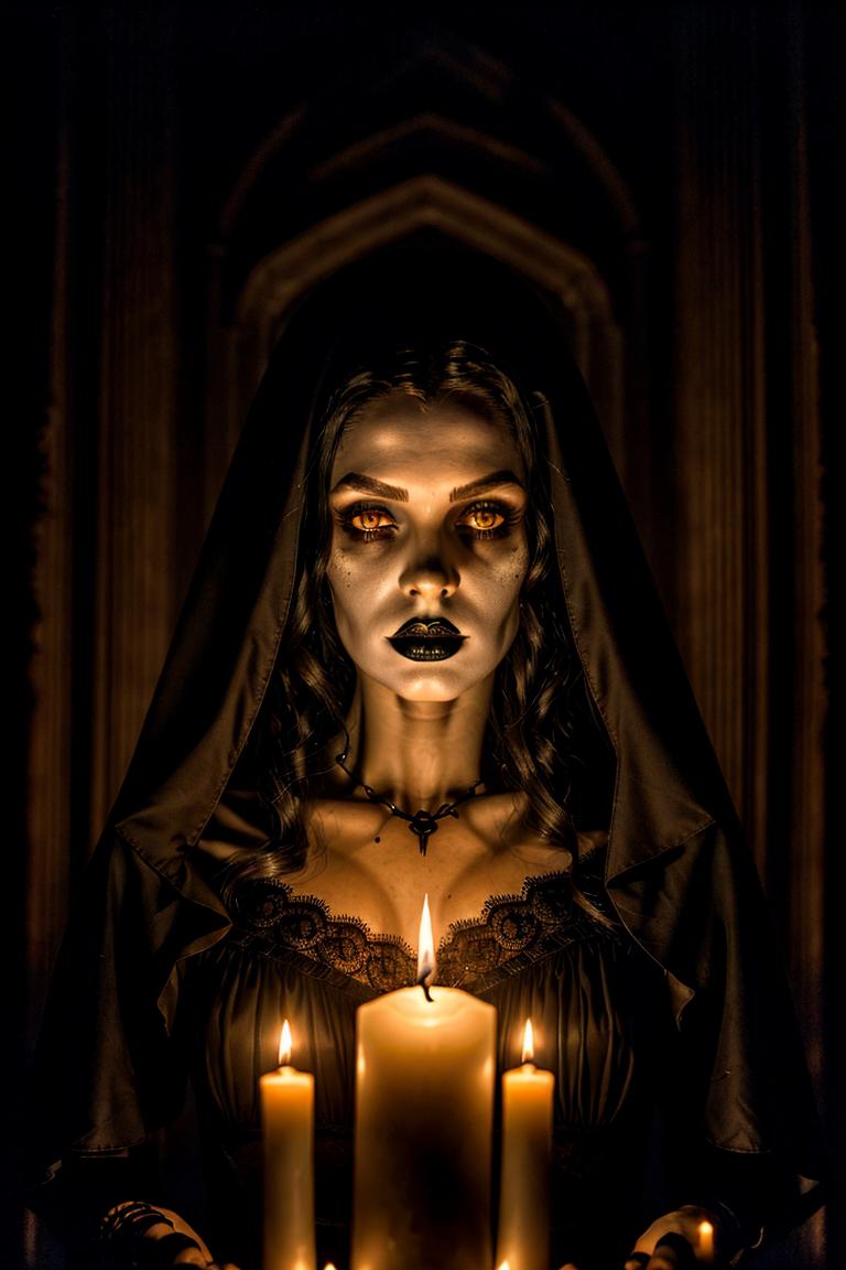 mystery woman in silhouette