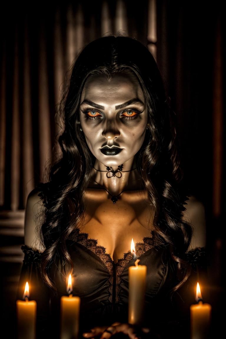 mystery woman in silhouette