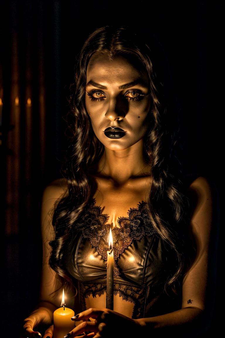 black dress emotional imagery