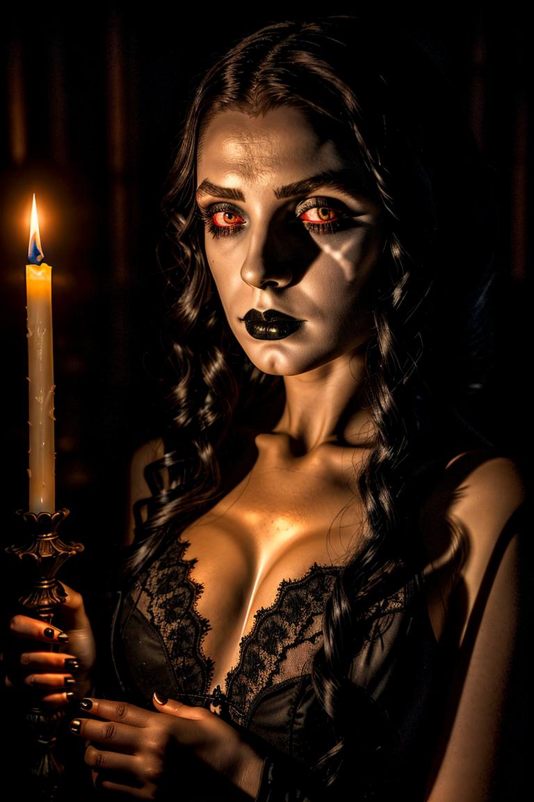 dark tones emotional portrait