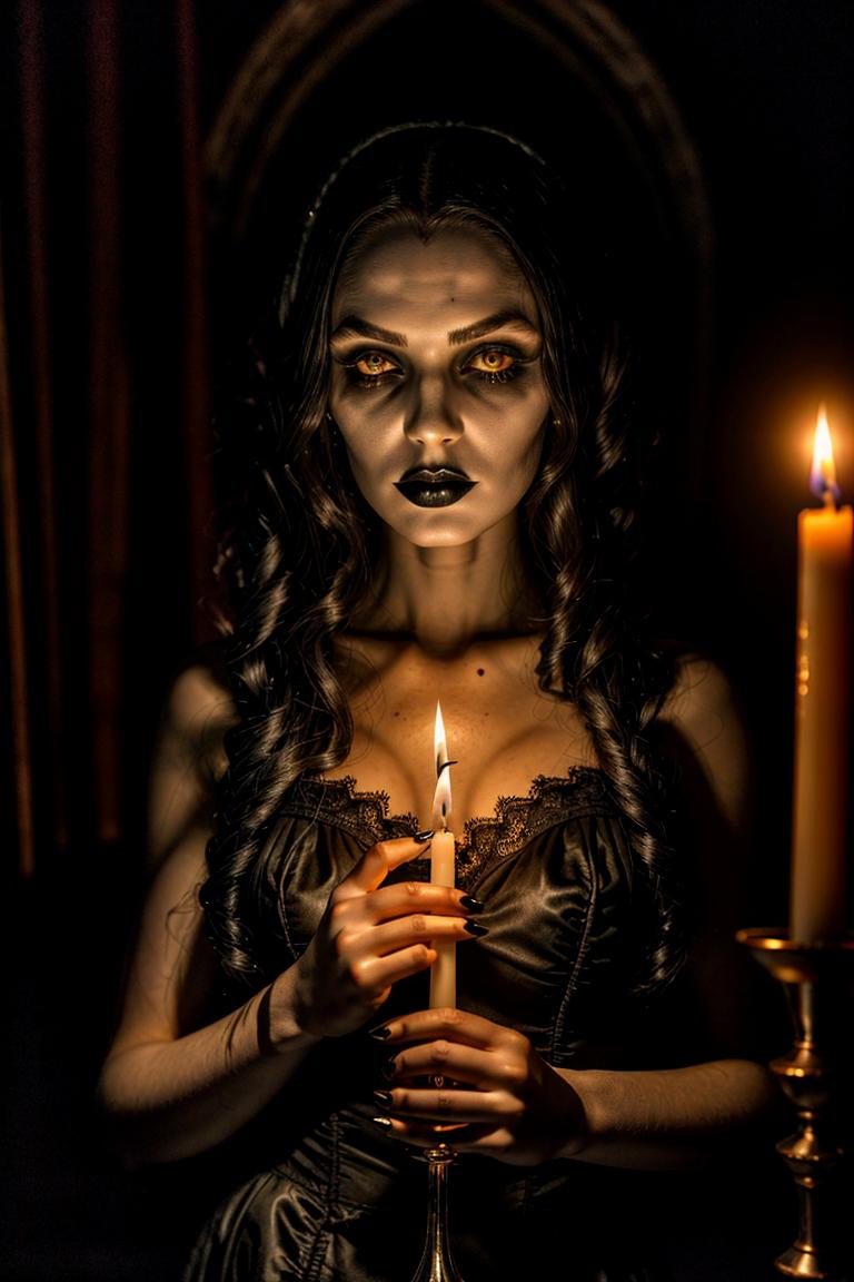 mystery woman in silhouette