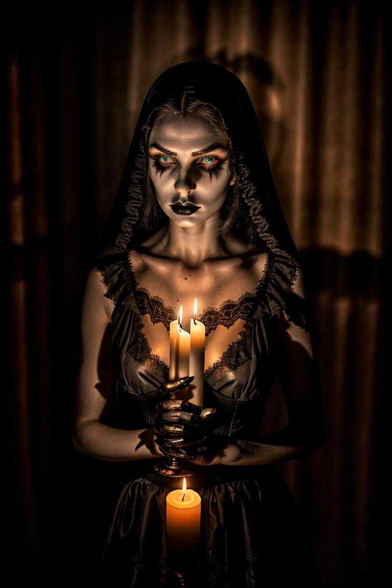 dramatic lighting photo session