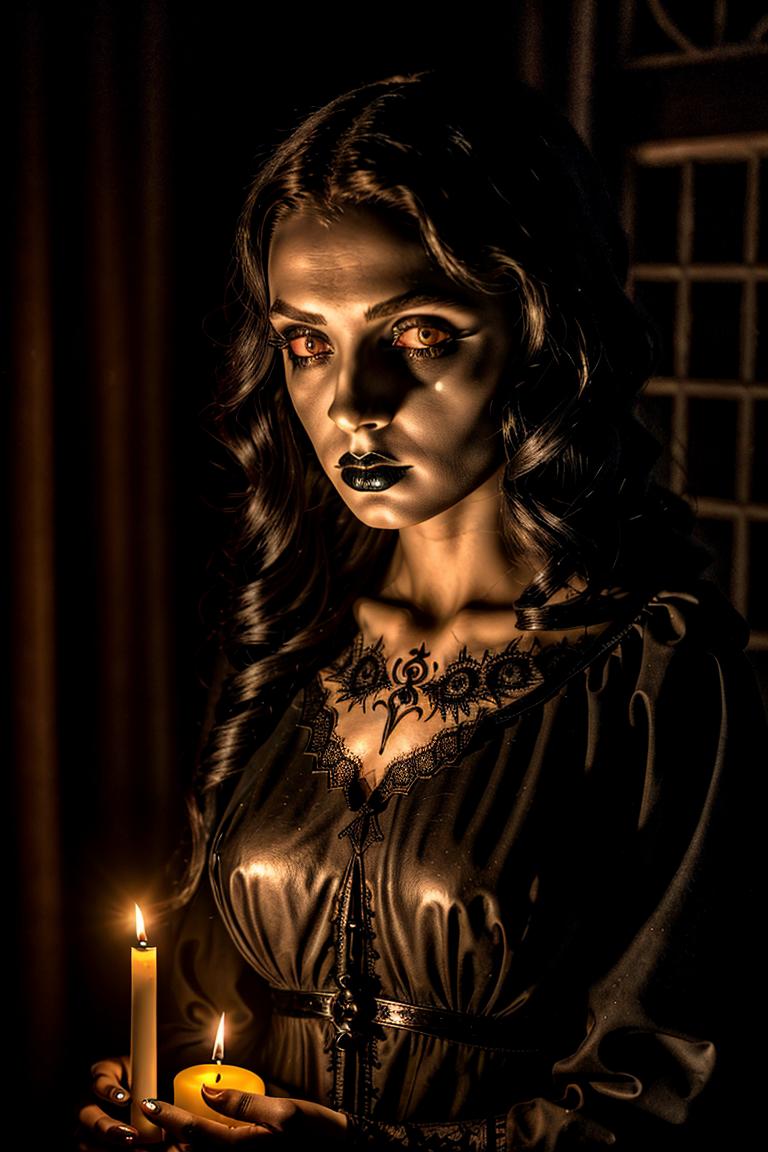 dramatic lighting photo session