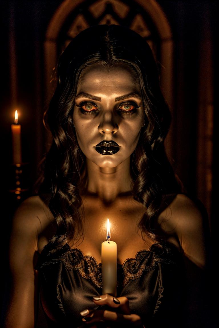 black dress emotional imagery