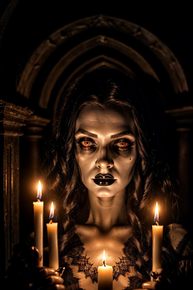 woman in shadows artistic shot