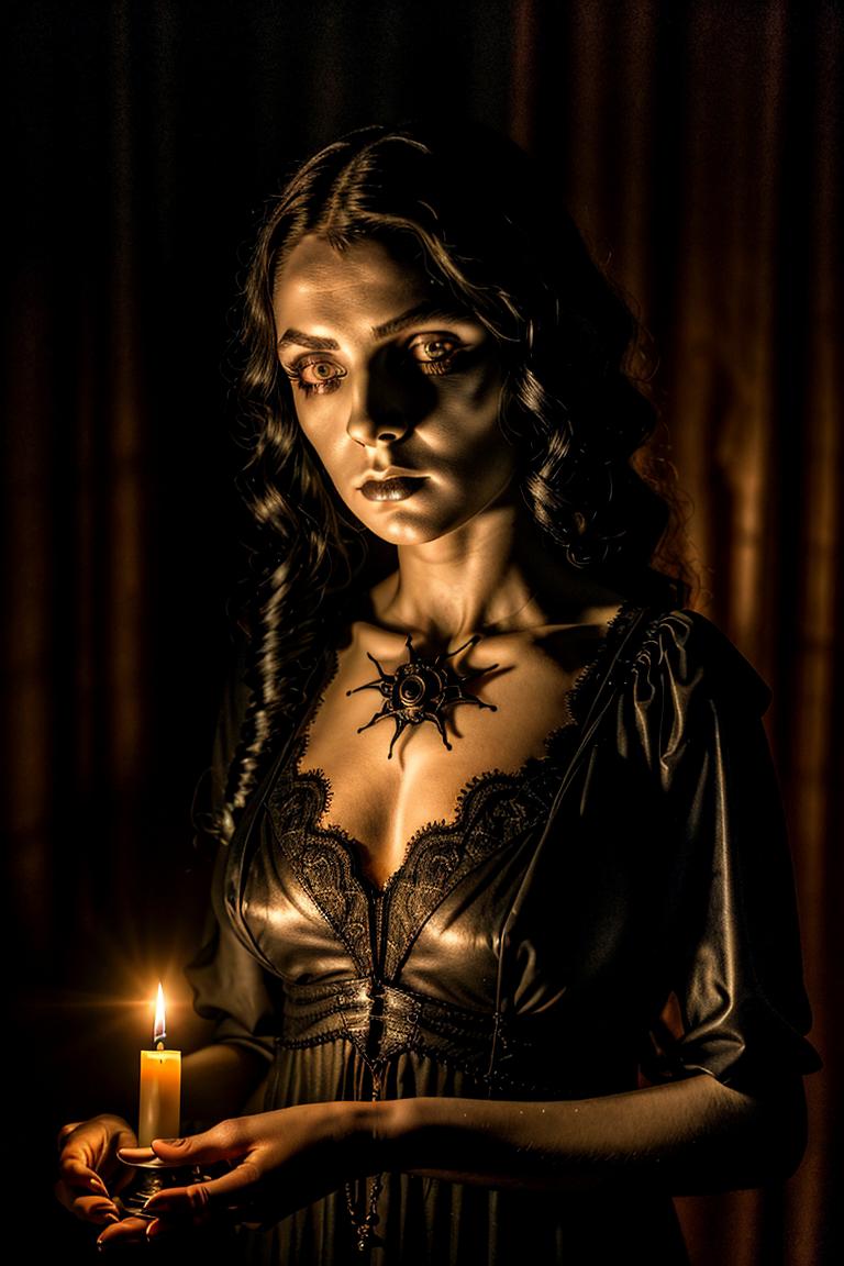 black dress emotional imagery