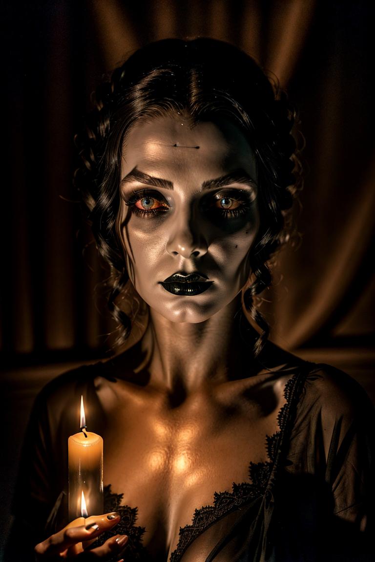 black dress emotional imagery