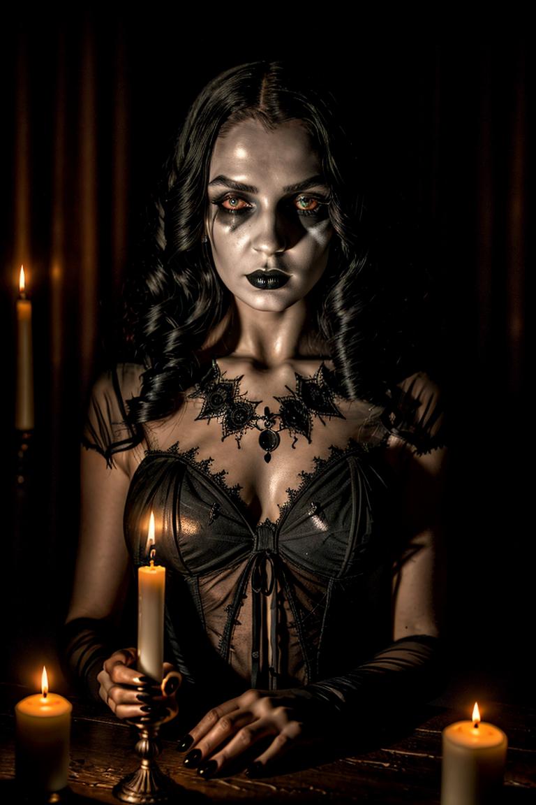 woman in shadows artistic shot