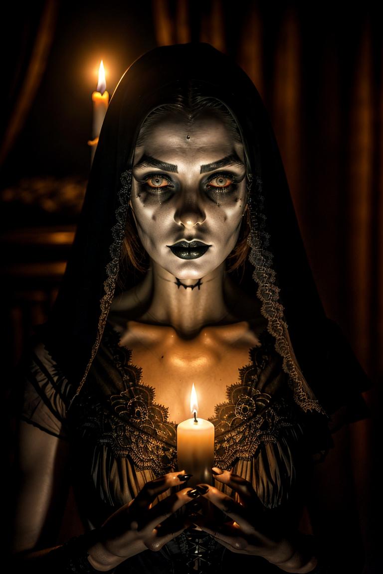 dark tones emotional portrait