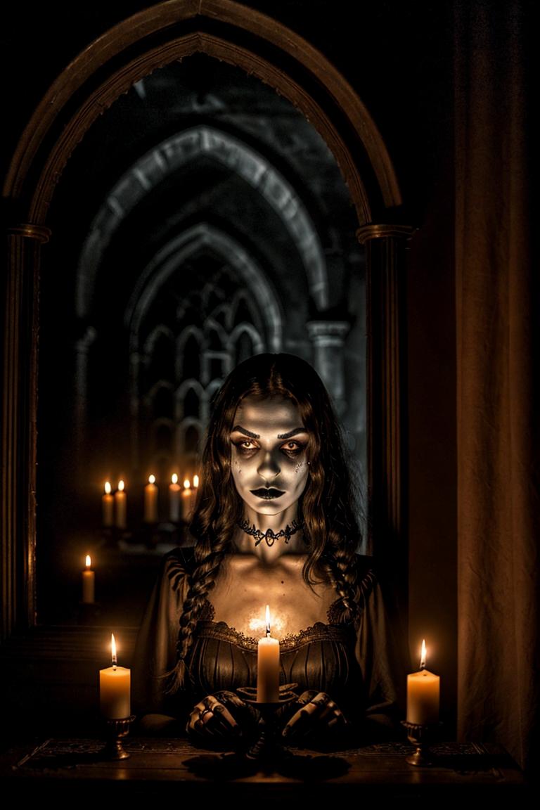 mystery woman in silhouette