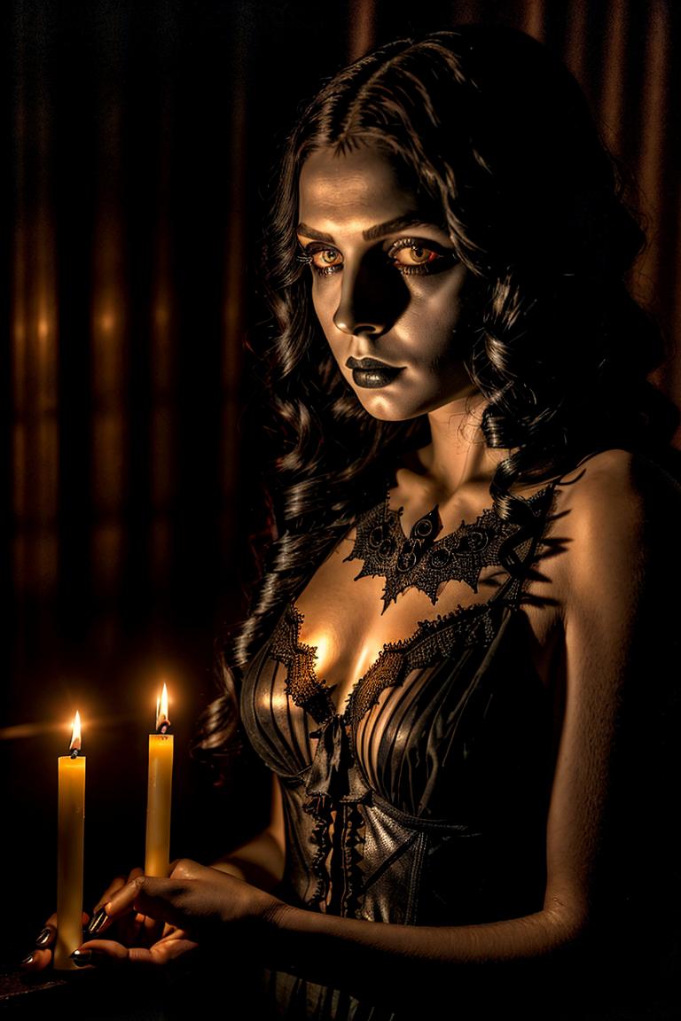 feminine power dark theme