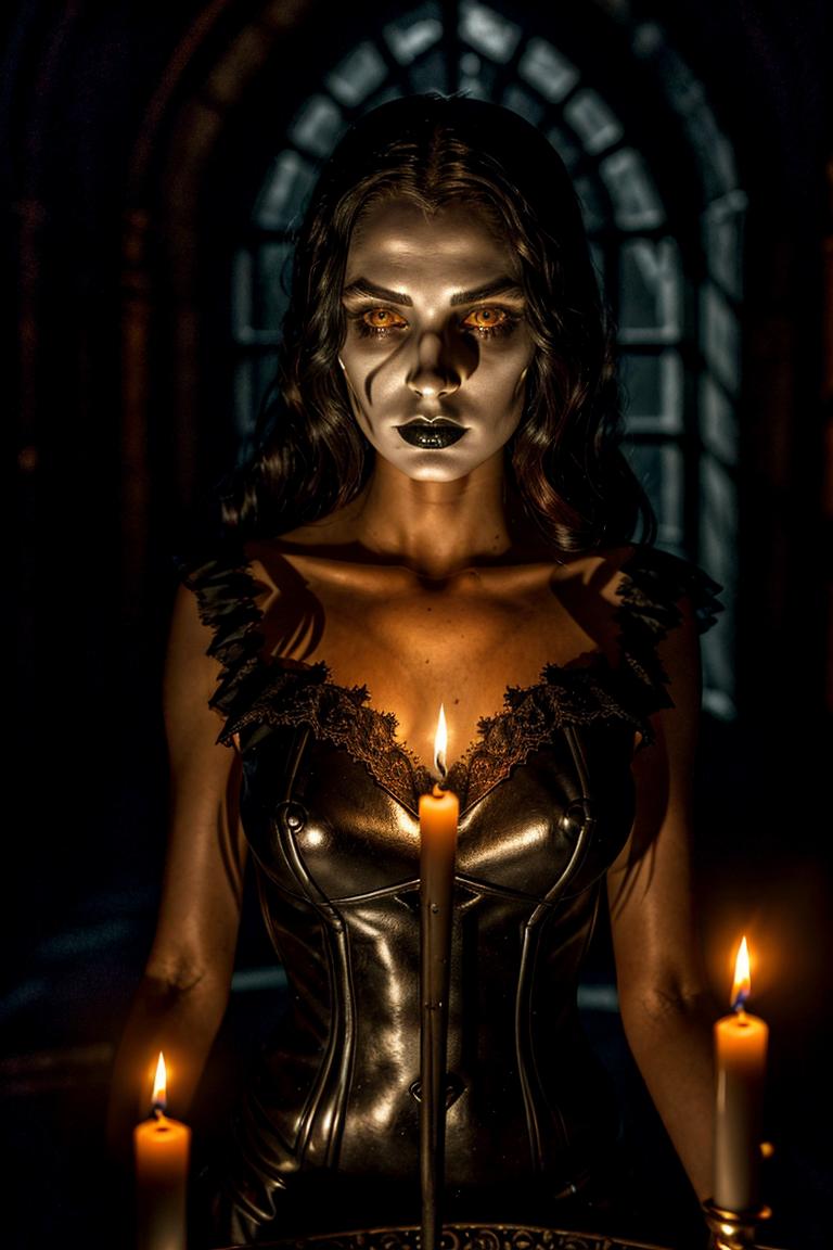 feminine power dark theme