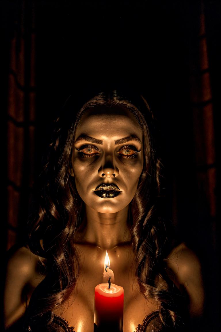 woman in shadows artistic shot