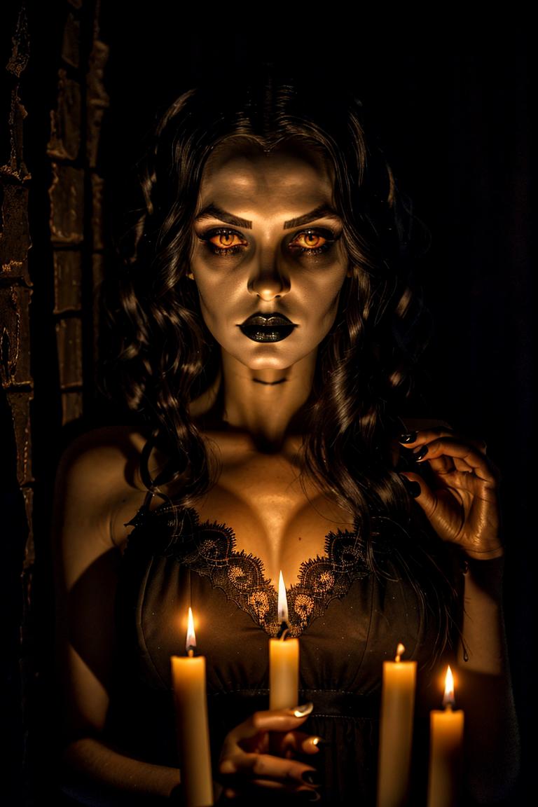 black dress emotional imagery