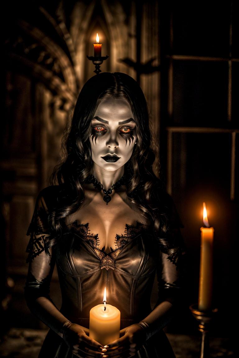 mystery woman in silhouette