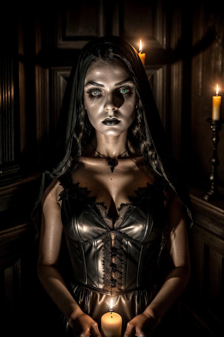 black dress emotional imagery