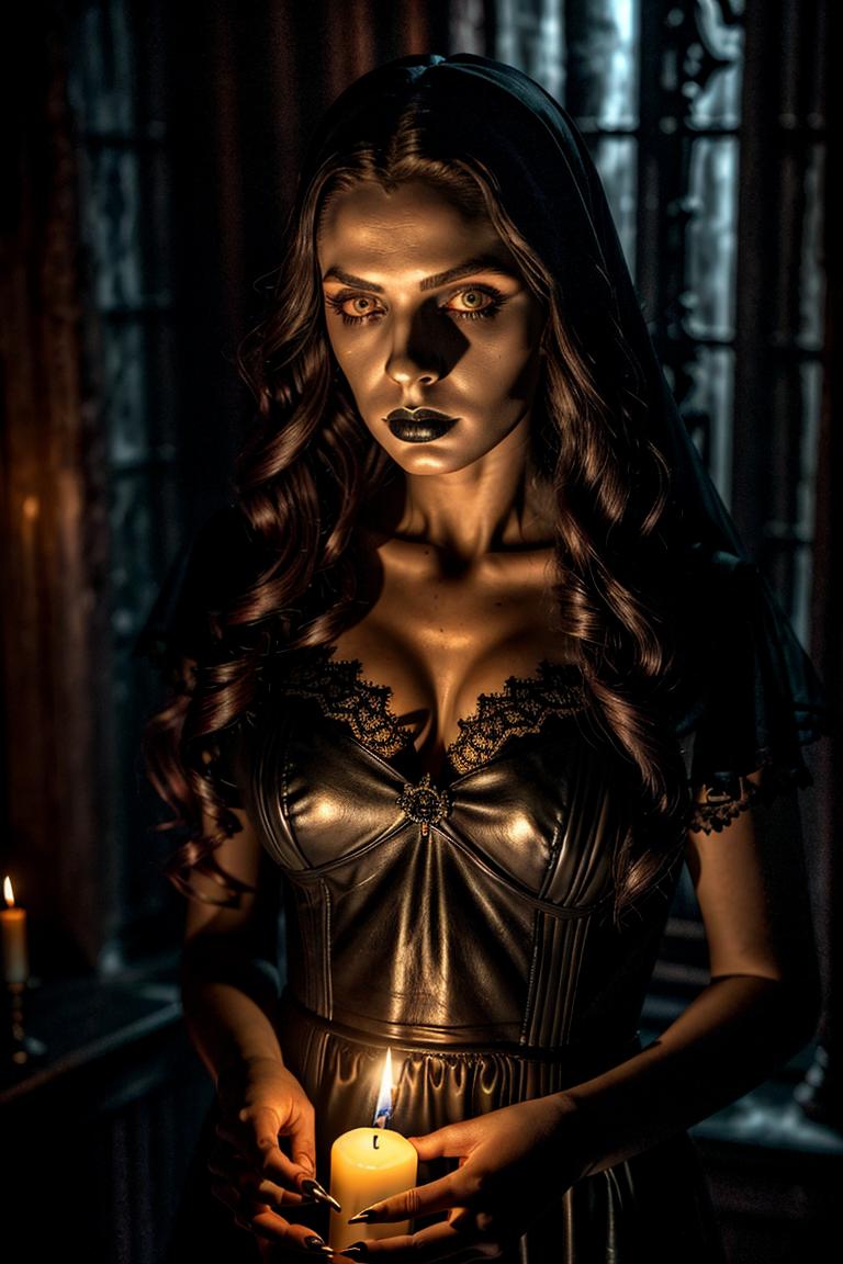 mystery woman in silhouette