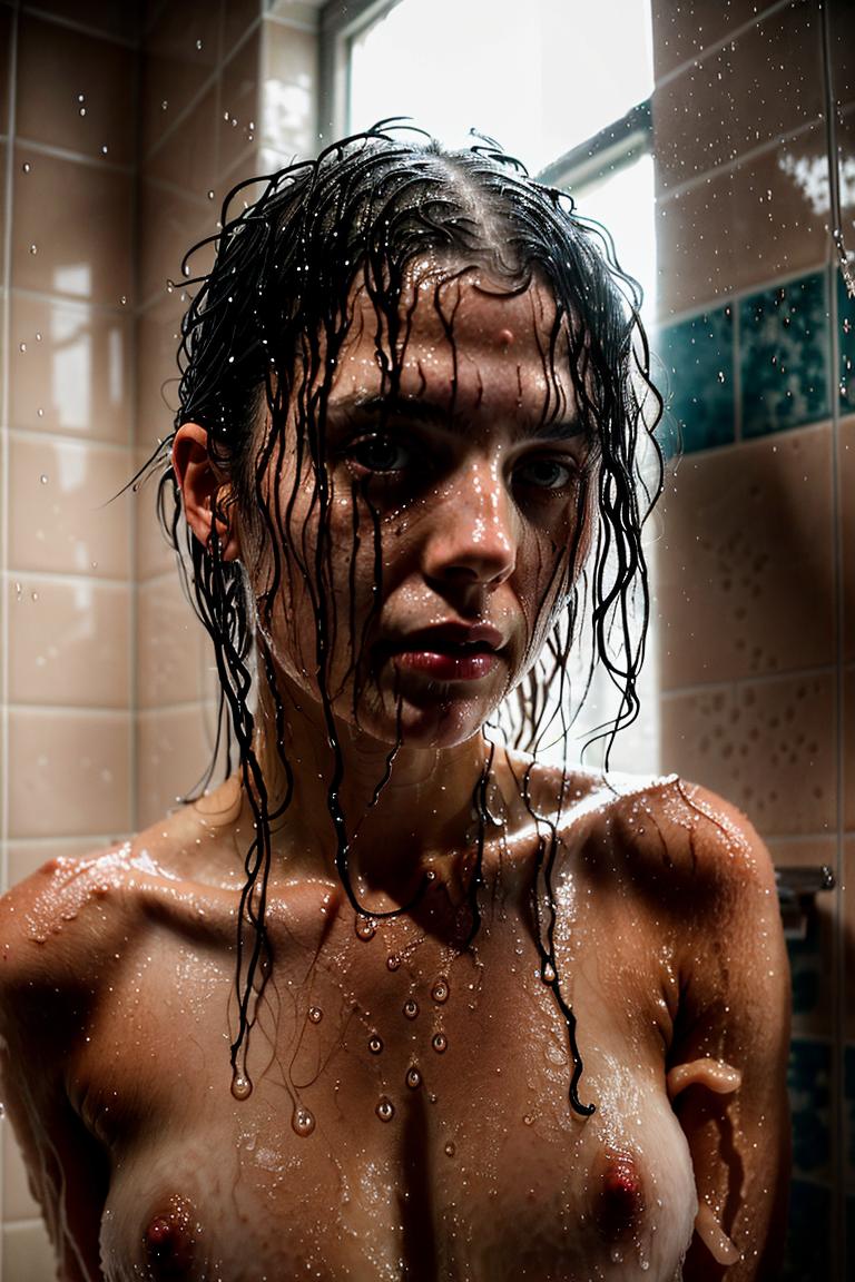 steamy bathroom aesthetic photo