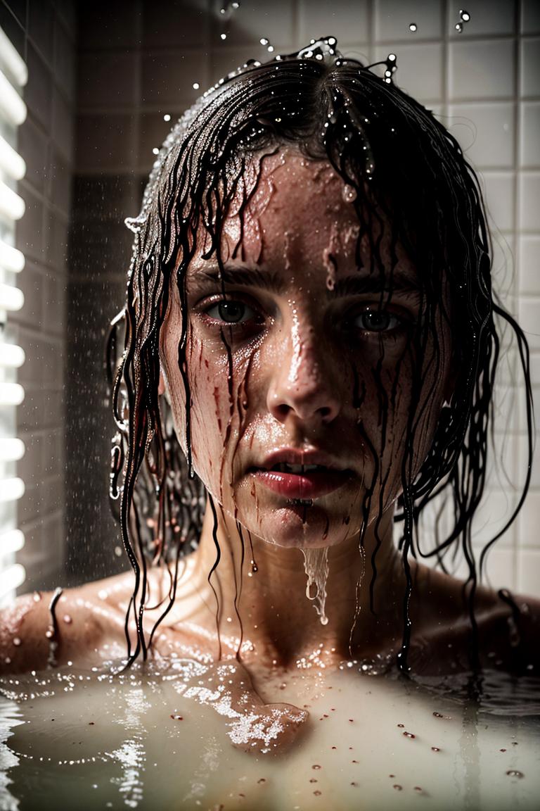 towel wrapped beauty shot