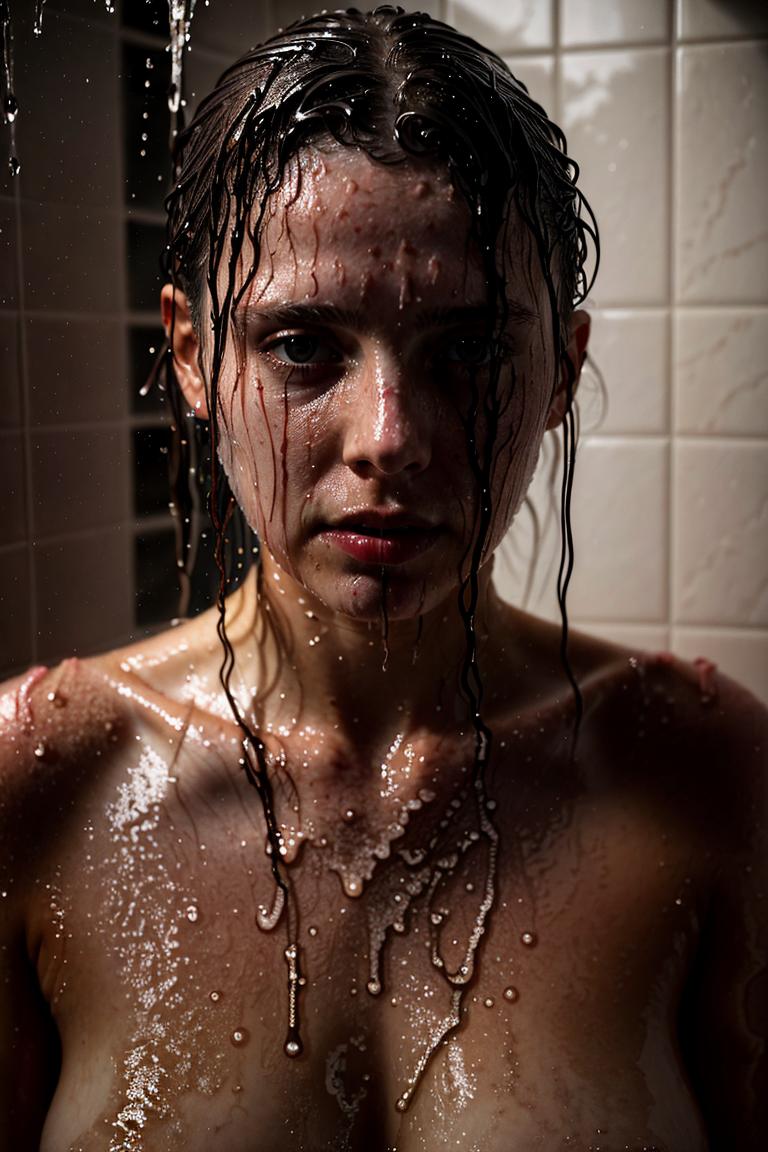 relaxed bath moment photo