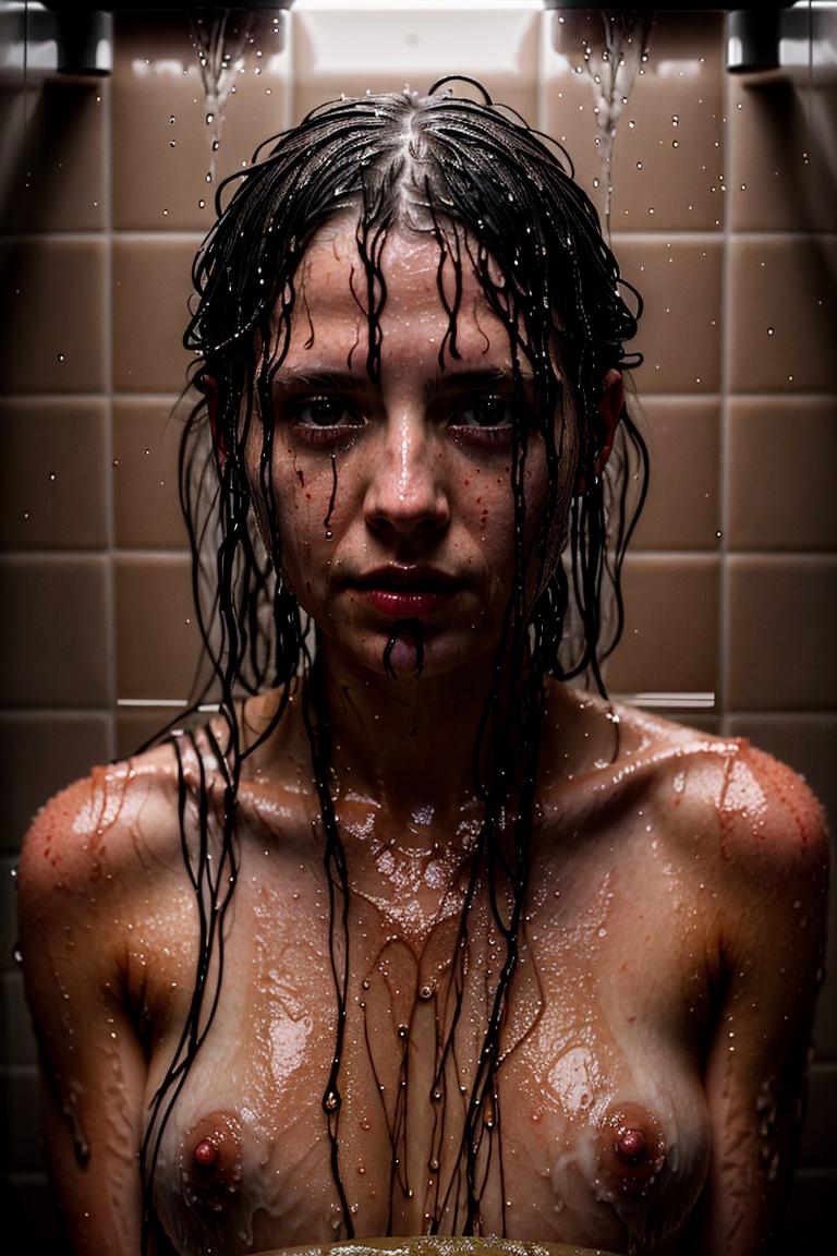 steamy bathroom aesthetic photo