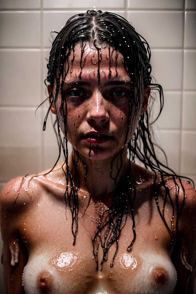 towel wrapped beauty shot