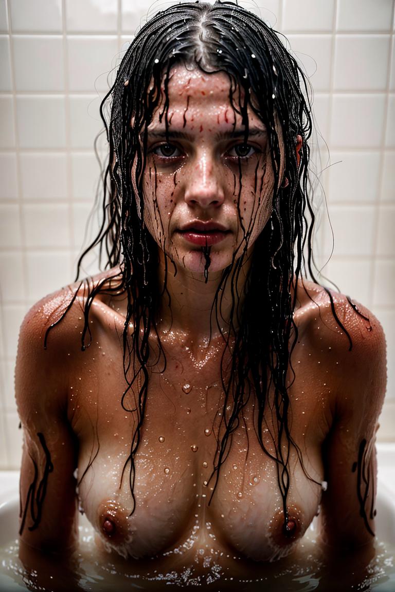 towel wrapped beauty shot