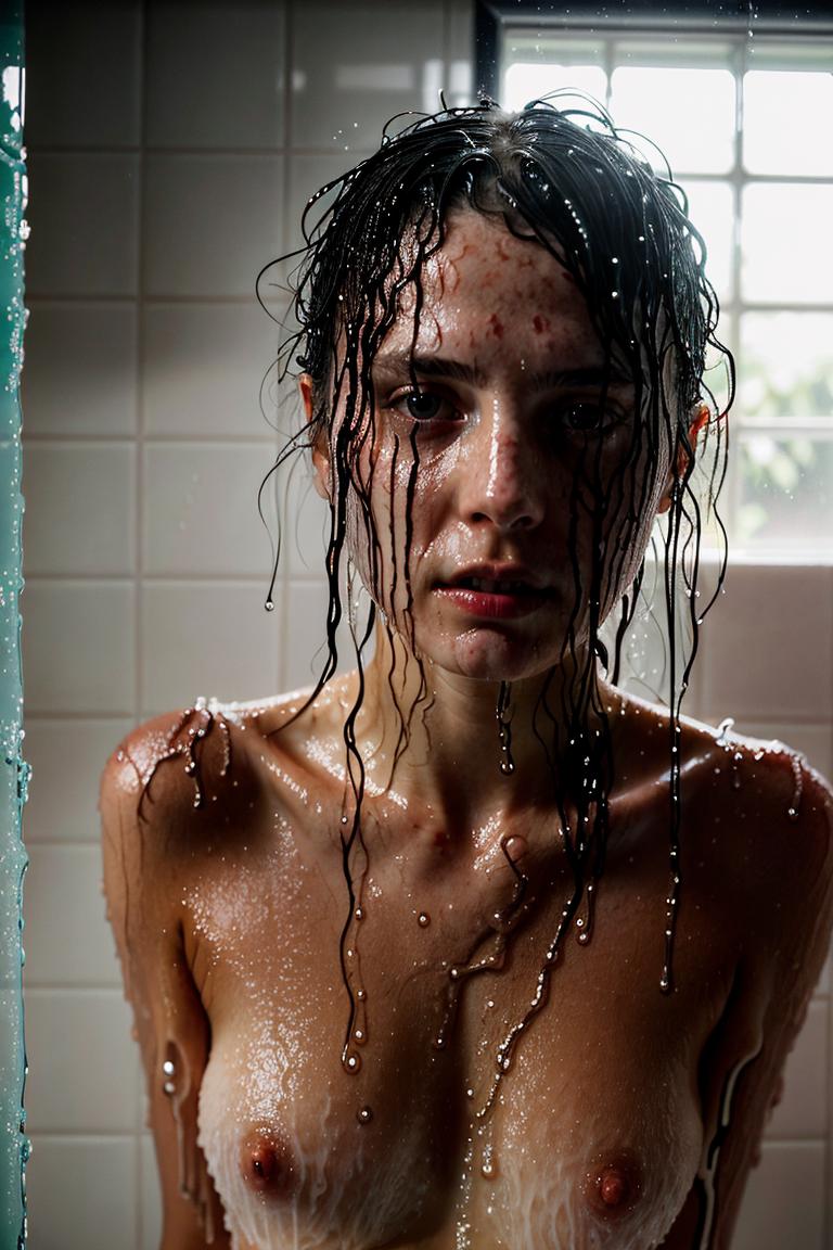 water drops intimate shot