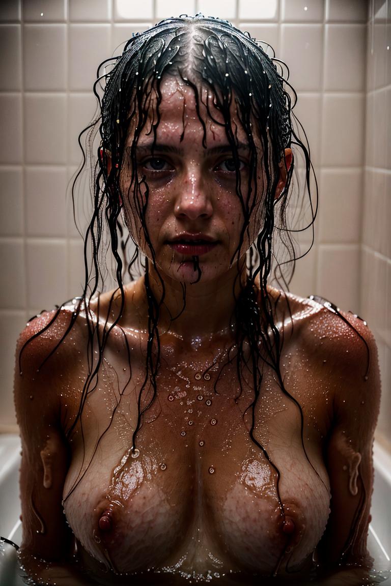 towel wrapped beauty shot