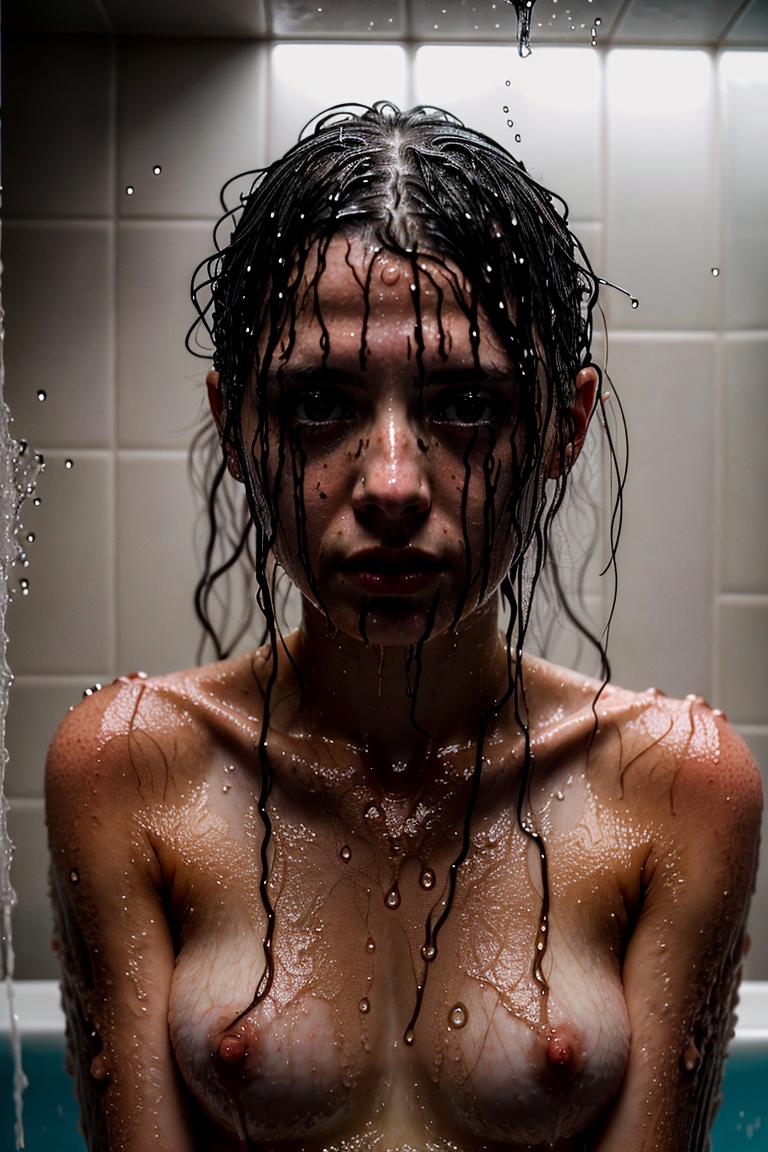 steamy bathroom aesthetic photo