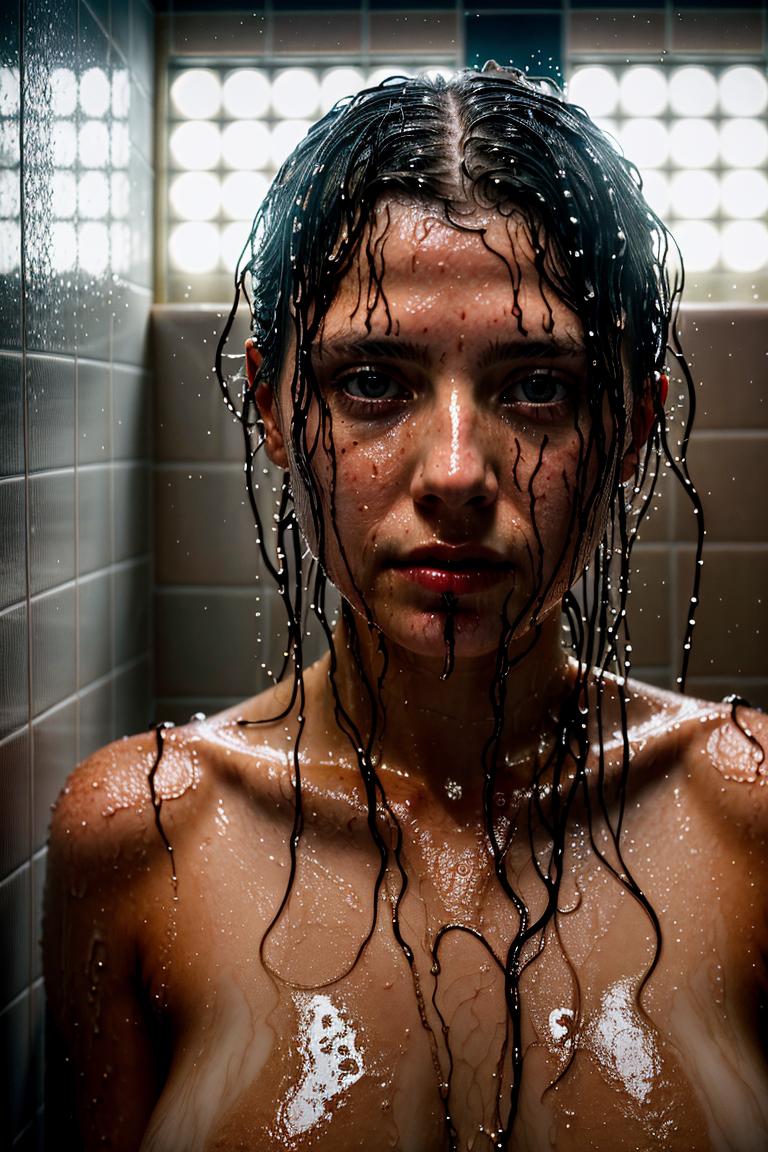 relaxed bath moment photo