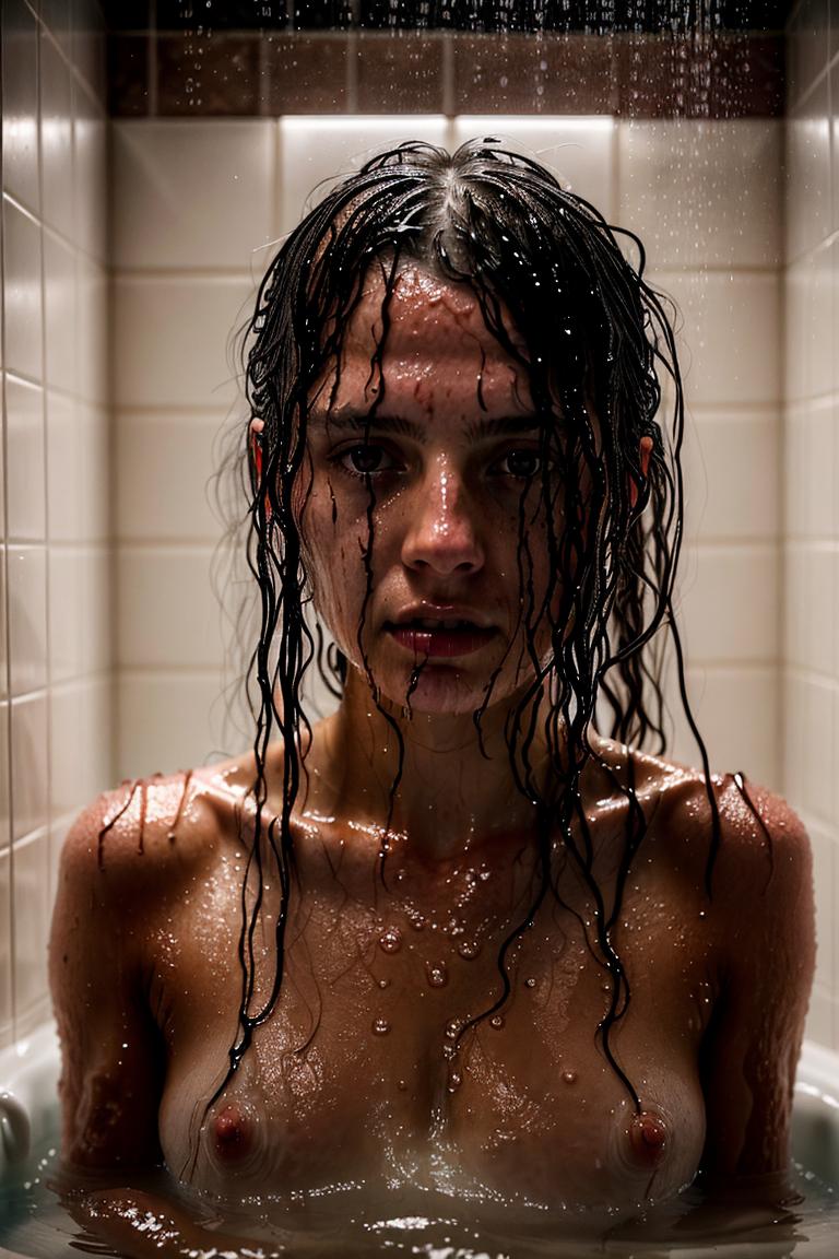 towel wrapped beauty shot