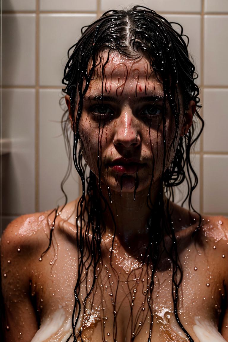 water drops intimate shot