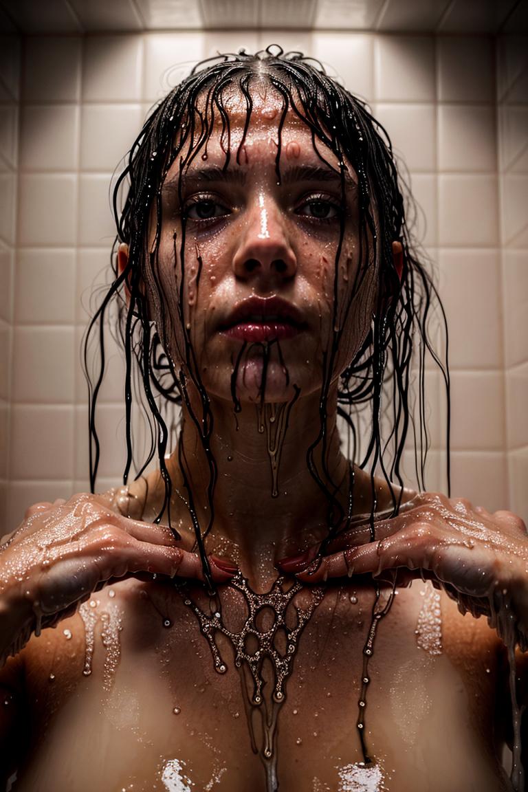 relaxed bath moment photo