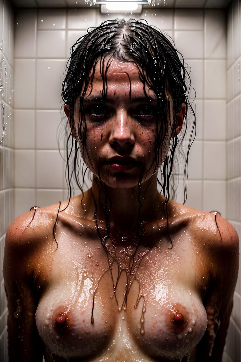 steamy bathroom aesthetic photo